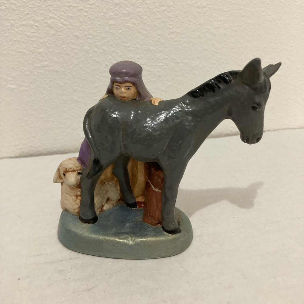 Vintage 1973 Byron Molds Hand Painted Replacement Nativity Camel Figurine.